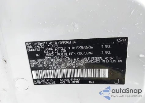2014 Scion Xb Release Series from USA, damaged, VIN JTLZE4FE6EJ058963